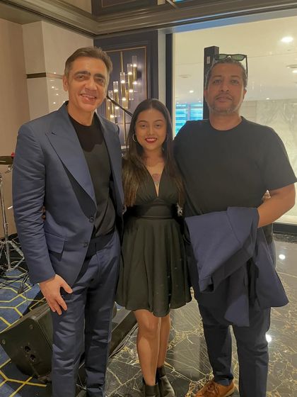 It was an honor to meet and perform for Mr. Ajay Bijli of PVR Cinemas. We enjoy working with industry leaders to bring unique entertainment to their events.