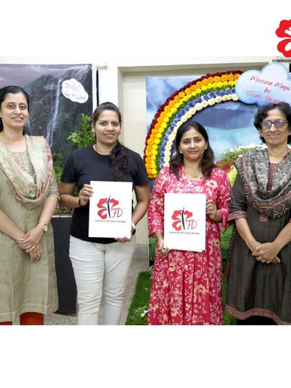 A group photo of our Pune graduates with their instructors. This picture captures the sense of accomplishment and community that defines the IFD experience.