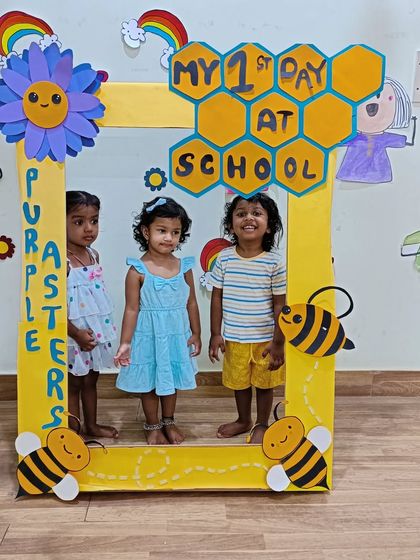 Purple Asters - Preschool & Daycare Making Memories: Special School Days photo 42