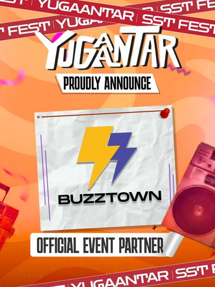 We were proud to be the official event partner for Yugaantar, the SST Fest in Bangalore. This graphic shows our role in powering major college festivals beyond our home city.