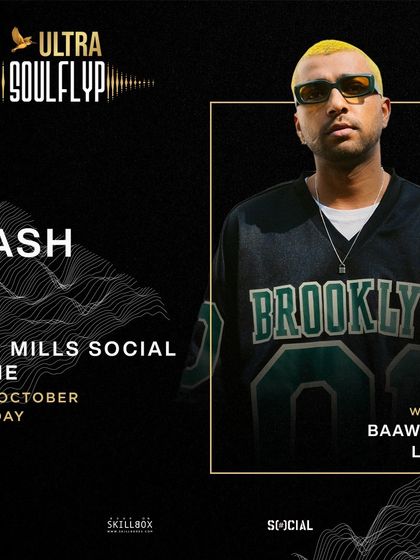 The official poster for my show in Pune, part of the Ultra Soulflyp series.