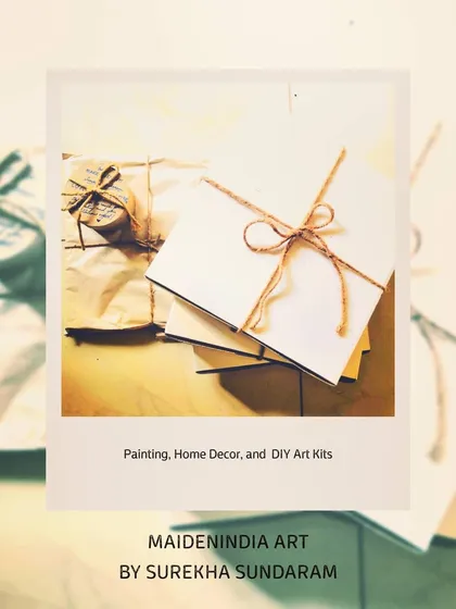 For those who prefer to create at home, I offer beautifully packaged DIY art kits. This is my way of sending a complete workshop experience right to your doorstep.