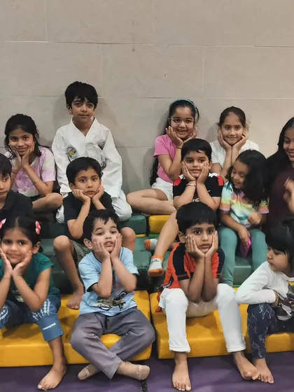 Just look at these happy faces. At Ninja Kids, we are building a community where children make new friends, build confidence together, and share countless smiles after a fun session of activities.