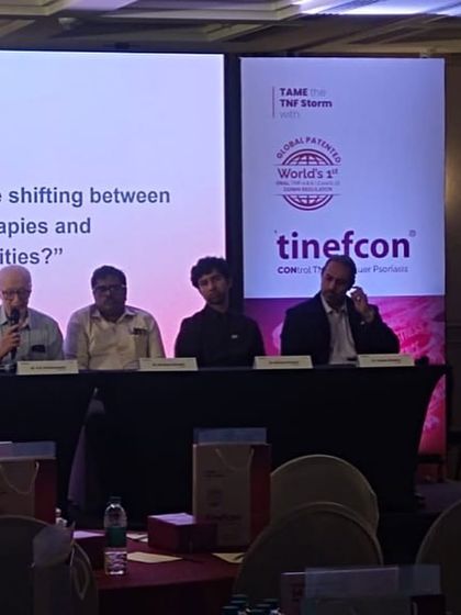 On a panel discussing the shifting balance between systemic therapies and other modalities for psoriasis. We explored the role of various treatments, including phytopharmaceutical-based products.