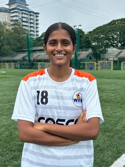 We congratulate our coach and player, Rochelle, on her selection for the Maharashtra team in the Senior Women’s National Football Championship. Her journey from our academy to the national stage is an inspiration to all our players.