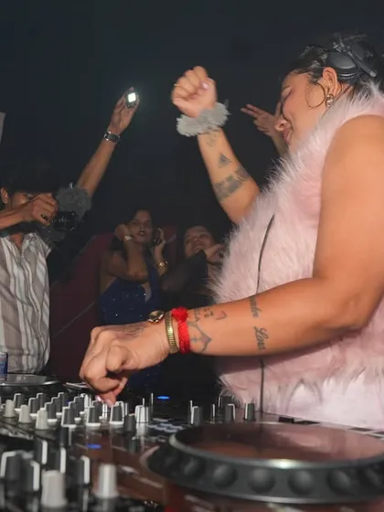Dancing with a fan at Loop Ranchi. I love sharing these moments of pure joy.