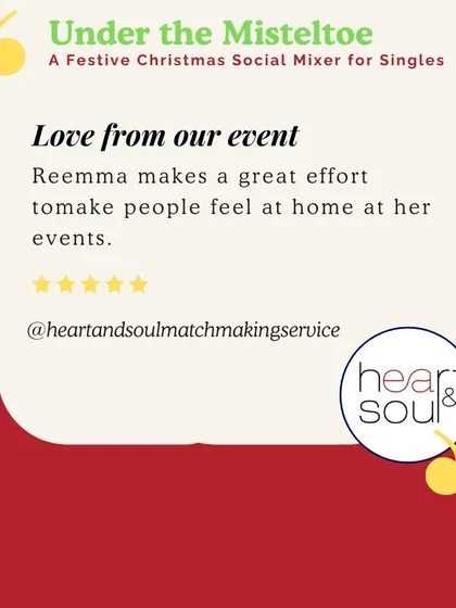 "Reemma makes a great effort to make people feel at home at her events." Creating a comfortable, home-like atmosphere is key to fostering genuine connections.