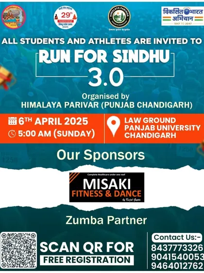 Proud to be the Zumba partner for the 'Run for Sindhu 3.0' marathon. We are always ready to support a good cause.