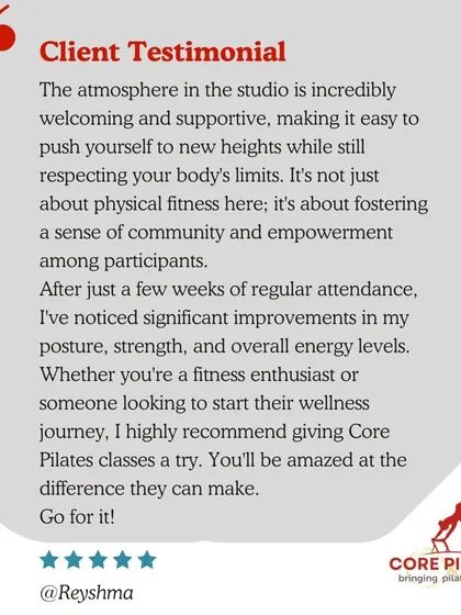 We are proud of the community and results our clients experience. This testimonial highlights our welcoming atmosphere, improvements in posture and strength, and the sense of empowerment our members feel.