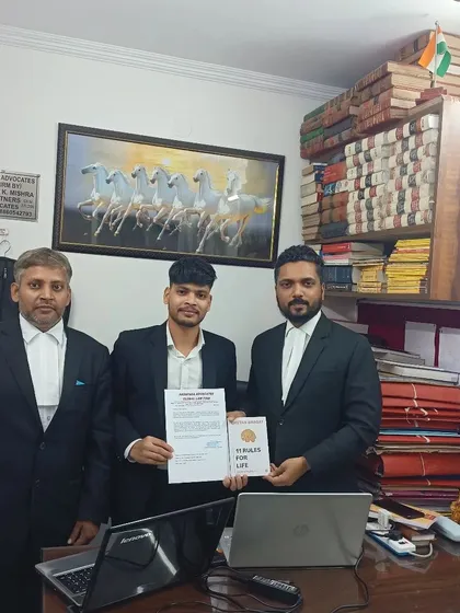 We are dedicated to building the future of the legal profession. Here, we congratulate an intern on completing his training, a program where we provide hands-on experience in the demanding field of criminal law.
