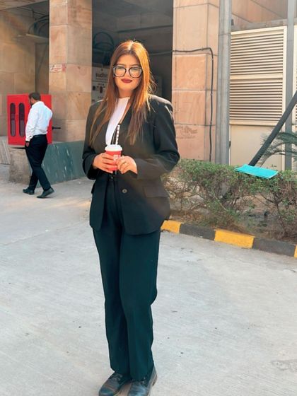 A quick coffee break is essential for a lawyer. Here I am outside Rohini Court, recharging before the next hearing.
