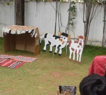 Beautiful photographs from our outdoor Christmas nativity play, capturing the children in their roles as they bring the story to life.