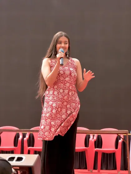 Let your light shine. A moment captured while speaking at a Rotaract event. I love sharing my story and encouraging others to follow their passion.