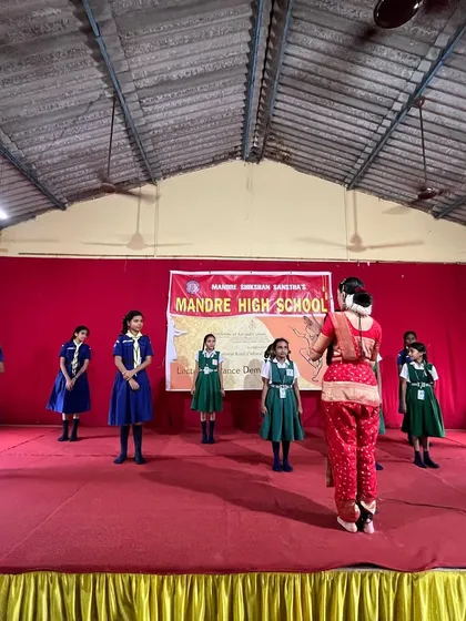 Conducting a lecture demonstration for school students in Goa as part of a government collaboration to promote Indian classical dance. It is so important to introduce the art form to young minds.