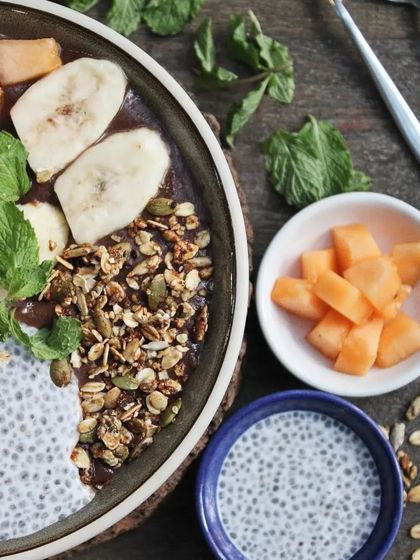 I've been a smoothie lover for over 8 years. To me, they are nature's broom, packed with fiber and minerals. Our smoothie bowls are a daily ritual of pure goodness.