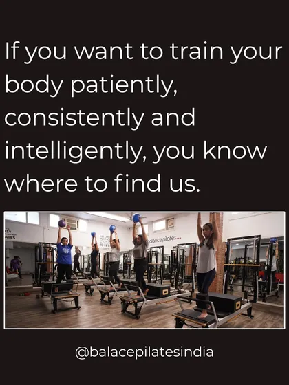If you want to train your body patiently, consistently, and intelligently, you know where to find us. This shot shows a group class working in sync.