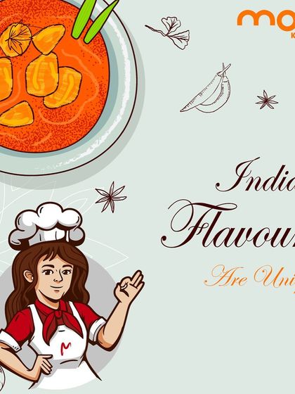 I believe the unique flavours of Indian food come from using real ingredients and traditional methods. This is a little illustration celebrating that.