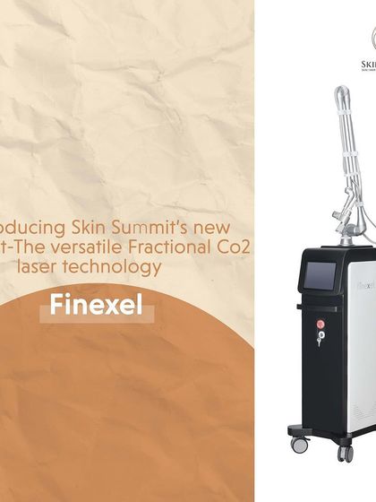 We are proud to use the Finexel Fractional CO2 laser at our clinic. This advanced technology allows us to provide precise, effective treatments for a variety of skin imperfections, from deep scars to fine wrinkles.