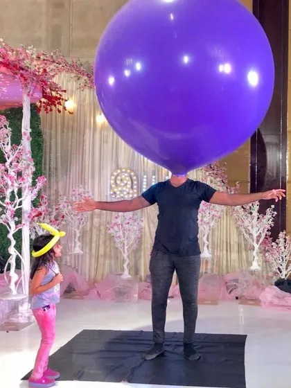 What’s a party without a little bit of quirky fun? Our Balloon Dance is a unique and hilarious act where a performer dances inside a giant balloon, leaving kids and adults amazed and amused.