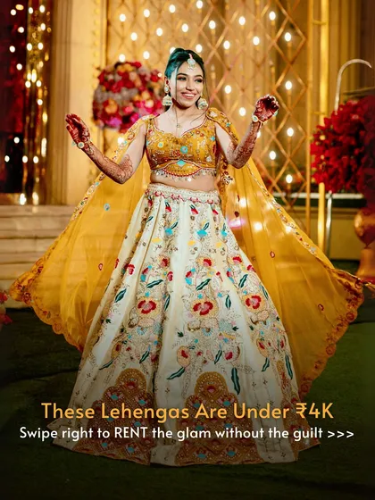 Yes, you saw that right. You can absolutely get a showstopper lehenga for under ₹4,000. My collection is proof that looking like a million bucks doesn't have to cost it.