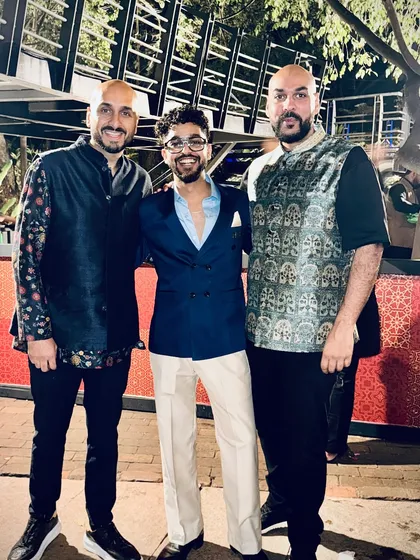 Me and my Kudos brothers with another talented artist in India. The connections we make on these trips are invaluable.
