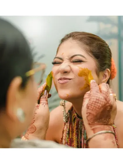 WhatKnot - Wedding Photography & Videography The Haldi Edit: Colours, Chaos & Laughter photo 31