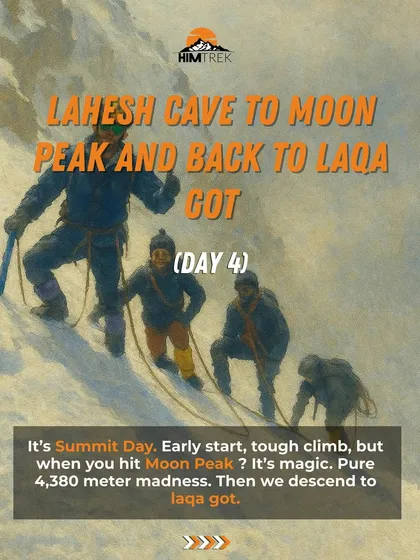 Day 4 of the Moon Peak expedition: the summit day. An early start and a tough climb to 4,380 meters, but the magic is real.