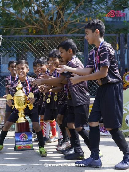 That feeling when you get your hands on the trophy. A moment of pride and celebration for our players.