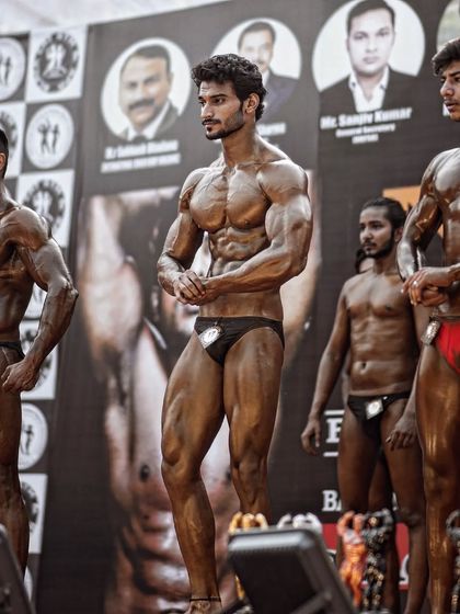 The lineup is where comparisons are made. My goal is to ensure my clients and I stand out with superior conditioning, size, and stage presence.