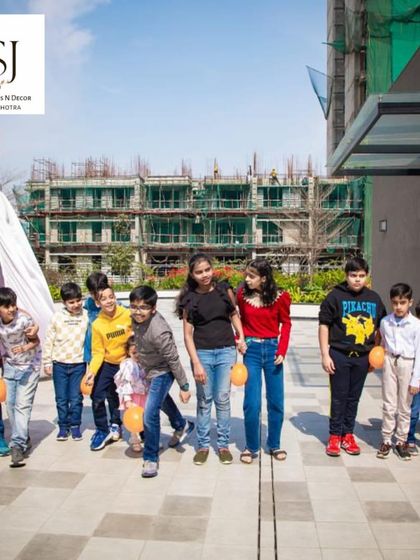 Fun and games at a birthday party in Sobha City, Gurgaon. We organize a variety of outdoor games to keep the kids active and entertained.