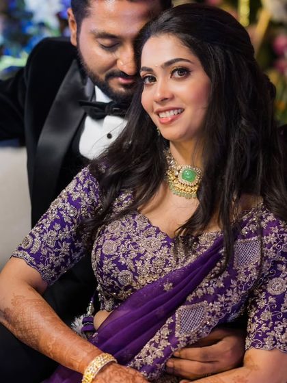 Geethanjali Venkatesh - Special Occasion Makeup Regal Reception & Sangeet Glam photo 14