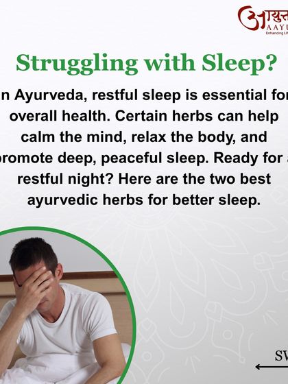 If you are struggling with sleep, Ayurveda can help. Restful sleep is essential for health, and certain herbs can calm the mind, relax the body, and promote deep, peaceful rest.
