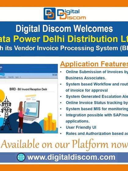 Optimize your procurement and payment cycles with the Vendor Invoice Processing System (BIRD). This web application from Tata Power DDL allows for online submission and tracking of invoices by business associates, featuring system-based workflows and escalation alerts to improve vendor satisfaction.