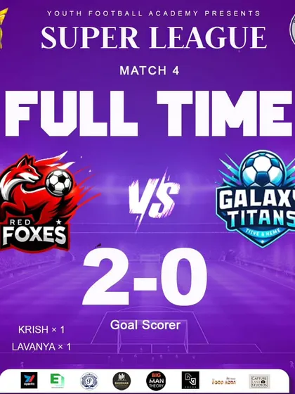 A 2-0 victory for the Red Foxes in the Super League.