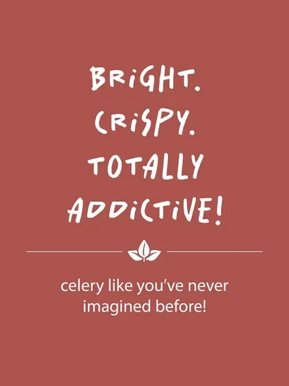 Bright, crispy, and totally addictive. My Celery Pesto will show you a side of celery you've never imagined before, turning a humble vegetable into a flavor star.