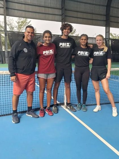 The team at our newly opened PBI center in Pune. We are excited to extend our tennis family and bring our world-class training programs to more players in India.