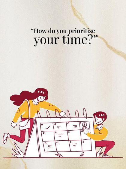 "How do you prioritise your time?" A great question for both a project kickoff and a first date to understand what's truly important to them.