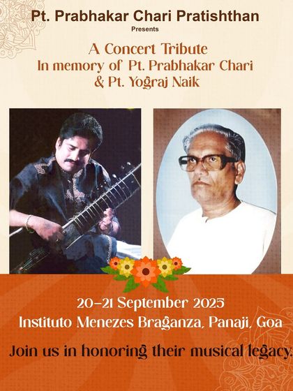 The initial announcement poster for the concert tribute, asking people to block their dates for this soulful event.