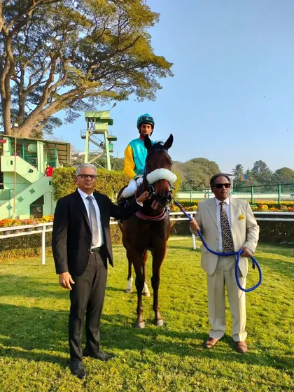 'Exceed', the champion of The C.M. Varma and B.M. Varma Memorial Million.