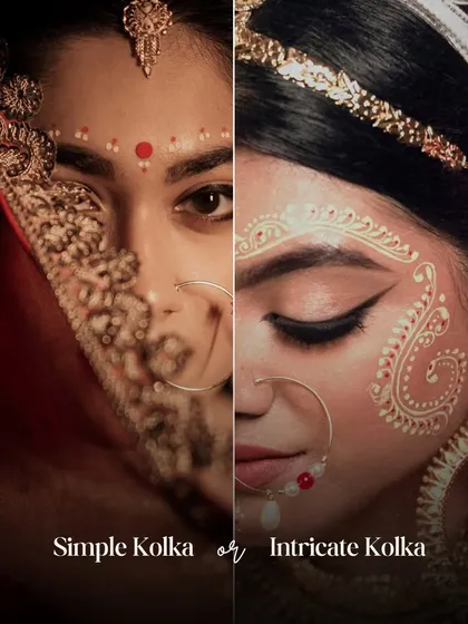 Simple Kolka or Intricate Kolka? Which style do you prefer? A simple design can be minimalist and elegant, while an intricate one makes a bold, artistic statement.