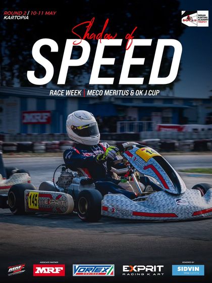 The official announcement for Round 2 of the Meritus Cup & IKAT, where India's fastest young drivers compete for karting supremacy at Meco Kartopia.
