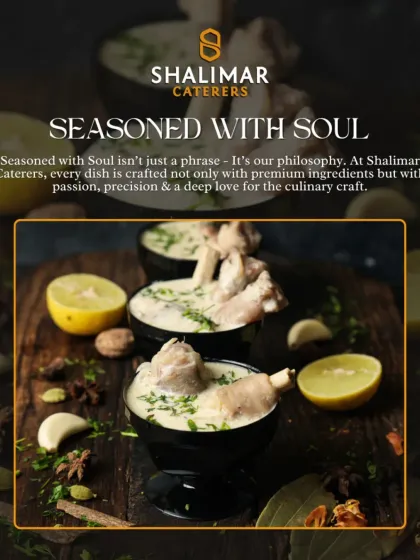 Seasoned with Soul is not just a phrase, it's our philosophy. This creamy white curry with tender mutton pieces is crafted with passion, precision, and a deep love for the culinary craft.