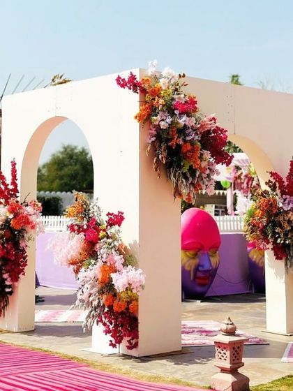 Nirvana Event and Decor - Wedding Planning & Thematic Decoration Vibrant Haldi & Mehendi Ceremonies photo 111