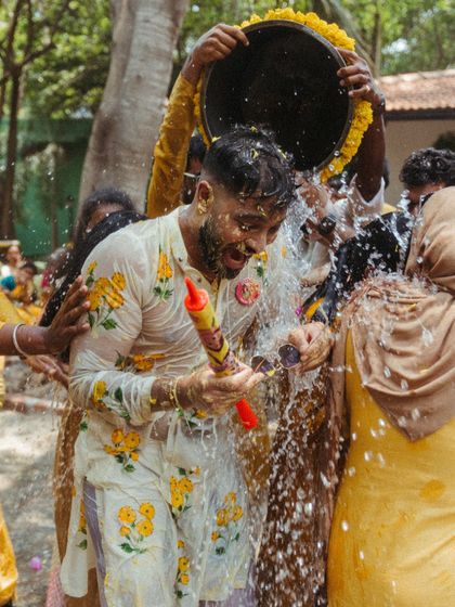 The Tales of Tradition - Wedding Planning & Design Sun-Kissed Haldi Ceremonies photo 16