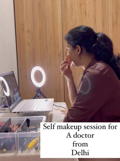 Shikha Agarwal - Personal Self-Makeup Classes My Teaching Style: One-on-One Sessions photo 90