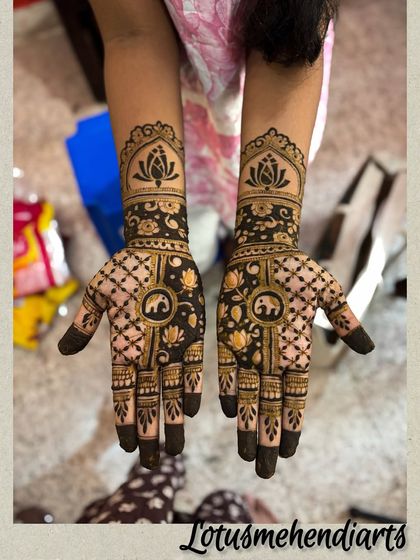 Lotus Mehendi Arts - Event Mehendi Services Elegant Designs for Guests photo 40