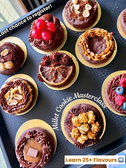 In my Millet Cookie Masterclass, you'll learn to make over 25 flavors of beautifully decorated and delicious cookies.