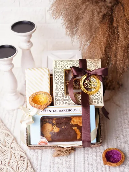 A beautifully wrapped hamper, ready to be gifted. We take care of every detail to make your gift special.