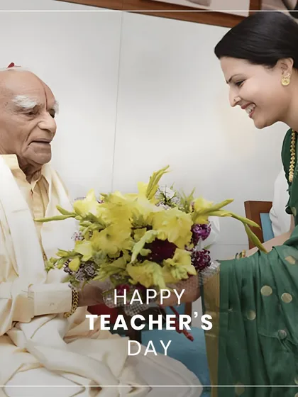 These are precious moments shared with my Guru, the legendary B.K.S. Iyengar. Each image is a reminder of the profound gratitude I have for his teachings and the honor of being his student.