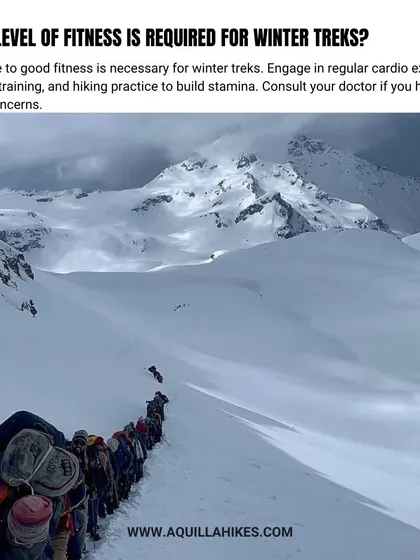 Wondering about the fitness level required for winter treks? This guide explains the preparation needed to build stamina for a high-altitude snow trek.